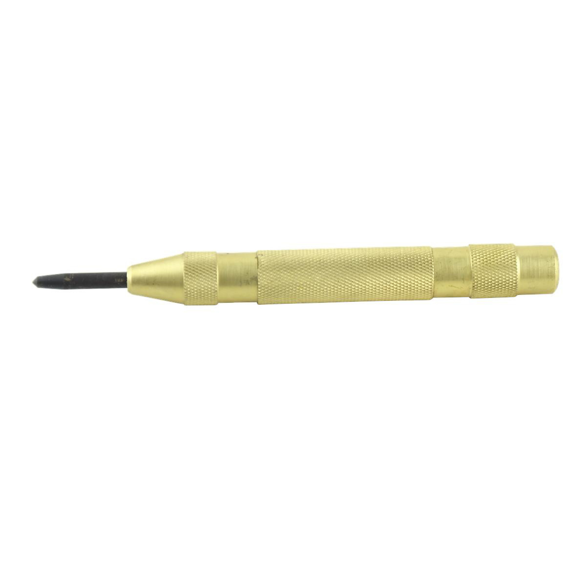 K Tool International Automatic Center Punch — 5in. Length, Knurled Steel Body, Alloy Steel Point, Model# KTI72933